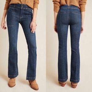 Pilcro and the Letterpress high rise, bootcut trousers